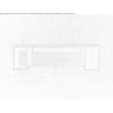 Rectangular oak desk with a shelf Kelebia