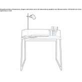 Rectangular desk Gail