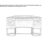 Wooden desk Cintra