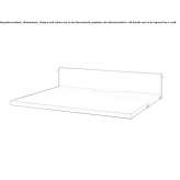 Secretary's desk made of MDF board mounted to the wall Ladera