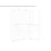 Secretary desk in extruded aluminum Carbonne