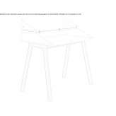 Wooden secretary's desk Campins
