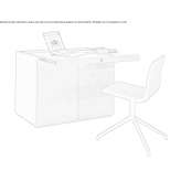Wooden secretary/cabinet Fremont