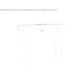 Metal secretary desk Lauco