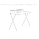 Leather desk with drawers Buochs