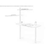 Walnut secretary desk Zimone