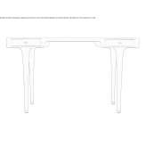 Wooden secretary's desk Sarikaya