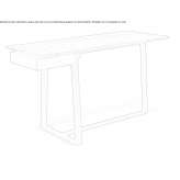 Marble desk with drawers Wegnez