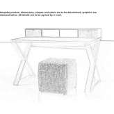 Secretary desk with wooden veneer Babadag