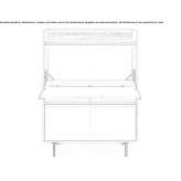 Secretary made of chipboard Radzymin
