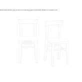 Beech children's chair Silloth
