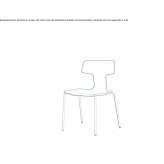 Children's chair made of polypropylene, which can be stacked Eerde