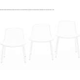 Stackable children's chair Chameza