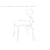 Children's chair made of polypropylene Limerle