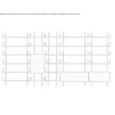 Wooden sectional shelf Plavsk
