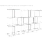 Modular bookcase Lyncourt