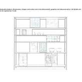 Aluminum and steel shelf Ludos