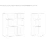 Open, wooden wall shelf Merriott