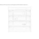 Open shelf with built-in lights Salluit