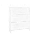 Modular sectional shelf made of solid wood Pasegovo
