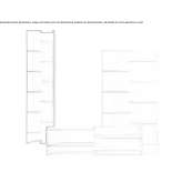 Open shelf made of construction wood Goricani