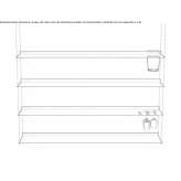Hanging aluminum room divider Vindeby