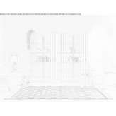 Open, double-sided metal shelf Roschenz