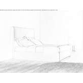Double fabric bed with a removable cover Hanwood