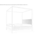 Double bed with upholstered headboard Kalorama