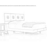 Double leather bed Bosnjaci