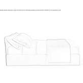 Double fabric bed with a removable cover Mortree