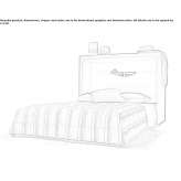 Drop-down fabric bed with removable cover Samsat