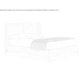 Bed with upholstered headboard Onga