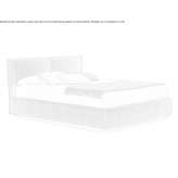 Upholstered double bed Lobos