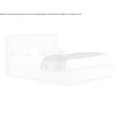 Bed with storage and upholstered headboard Onga