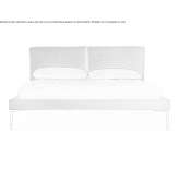 Double bed with upholstered headboard Malvas