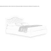 Łóżko z pikowanym zagłówkiem Belmonte