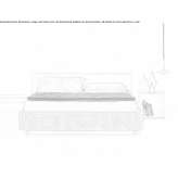 Upholstered bed with storage Bestwig