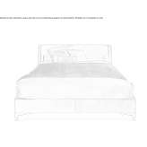 Fabric or leather bed with upholstered headboard Finedon