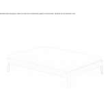 Full size wooden bed Radibor