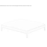 Wooden double bed Radibor