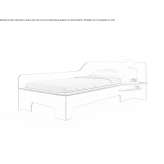 Single bed made of plywood Canino