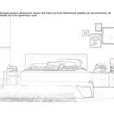 Double oak bed Erpel