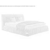 Double bed upholstered in fabric Silute