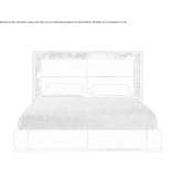 Double bed with integrated lighting Tepepa