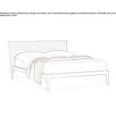 Double bed with upholstered headboard Unicov