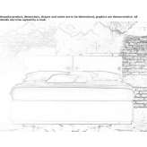 Double bed with upholstered headboard Maykop