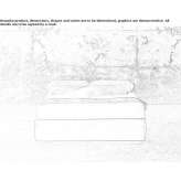 Upholstered double bed Cuneo