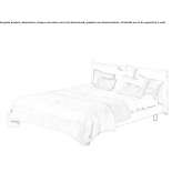Fabric double bed Penndel