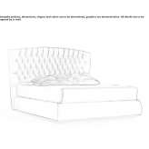Double bed with a quilted headboard Kratovo
